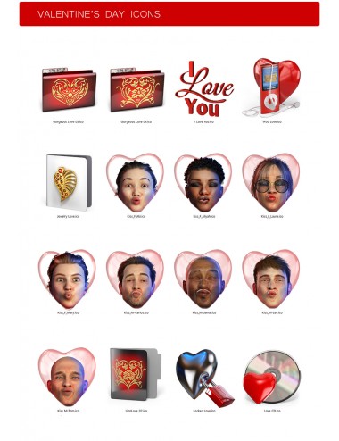 Valentine Icons - ICO