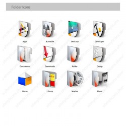 Bauhaus icon theme for Mac