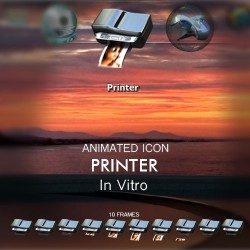 Animated Icon - Printer
