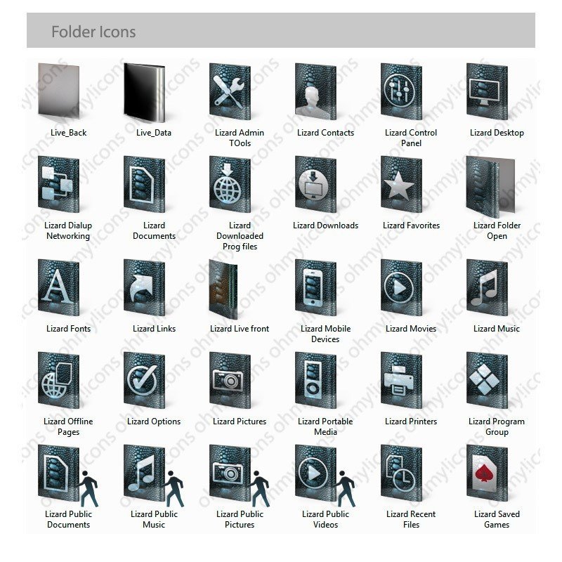 Animal skin icons