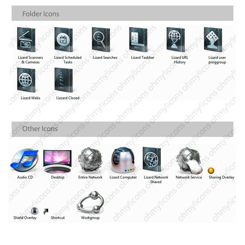 Animal skin icons