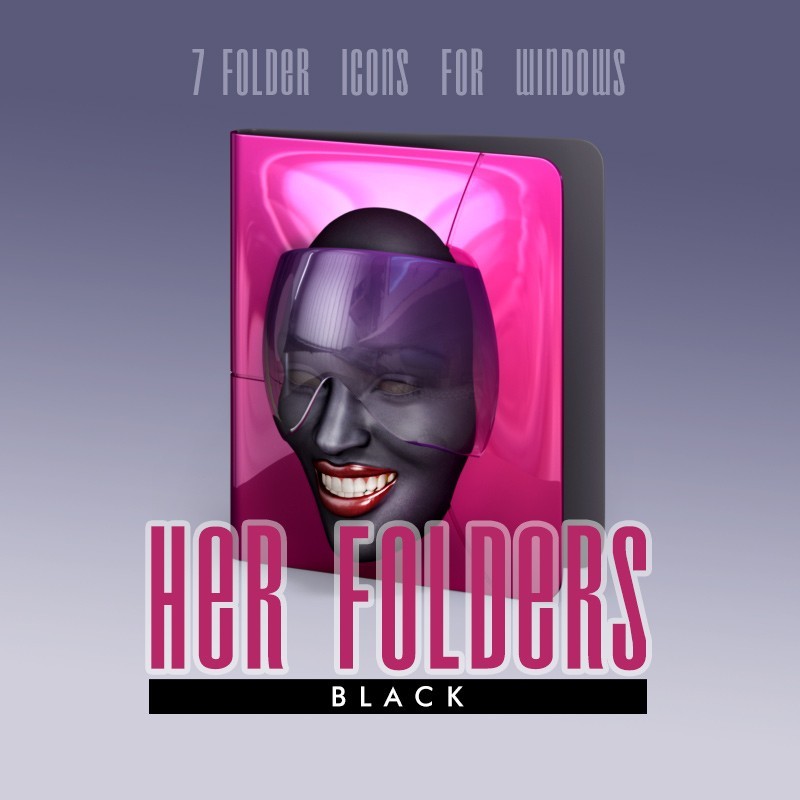 Her Folders - Black