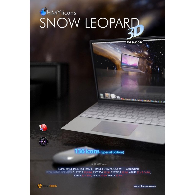 Snow Leopard 3D Mac