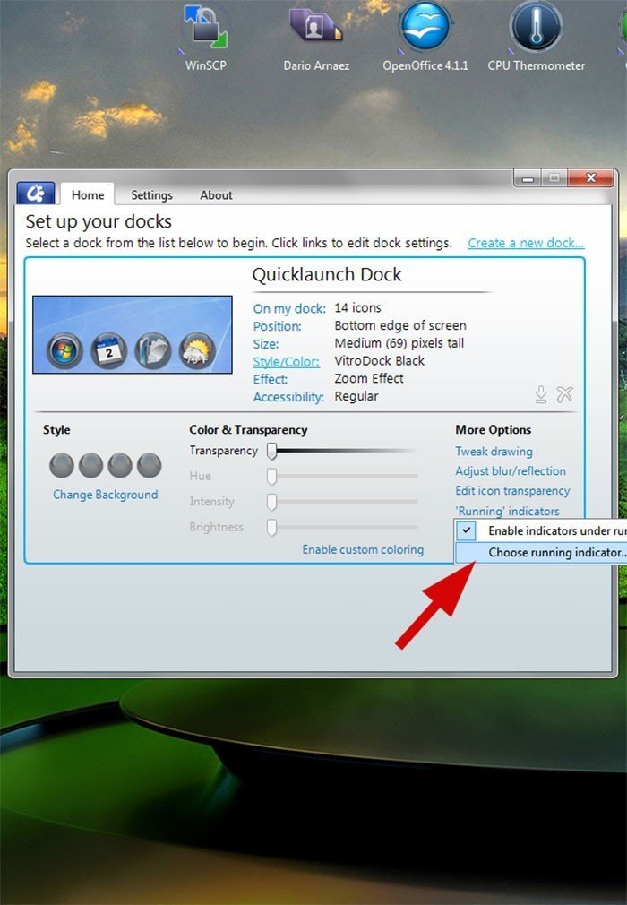 ObjectDock theme