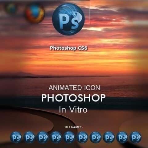 Photoshop: Animated Glass Icon for Docks | OHMYicons