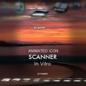 Scanner: Animated Glass Icon for Docks | OHMYicons