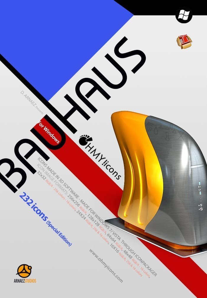 Bauhaus - Modern Icons for Windows