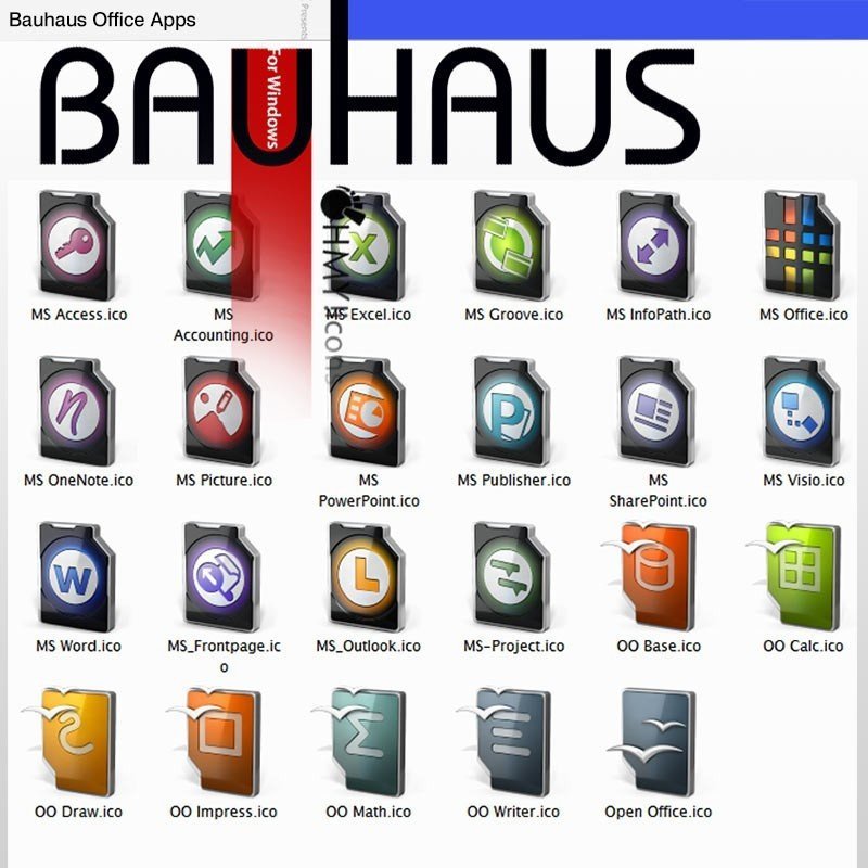 Bauhaus - Office Icon Apps