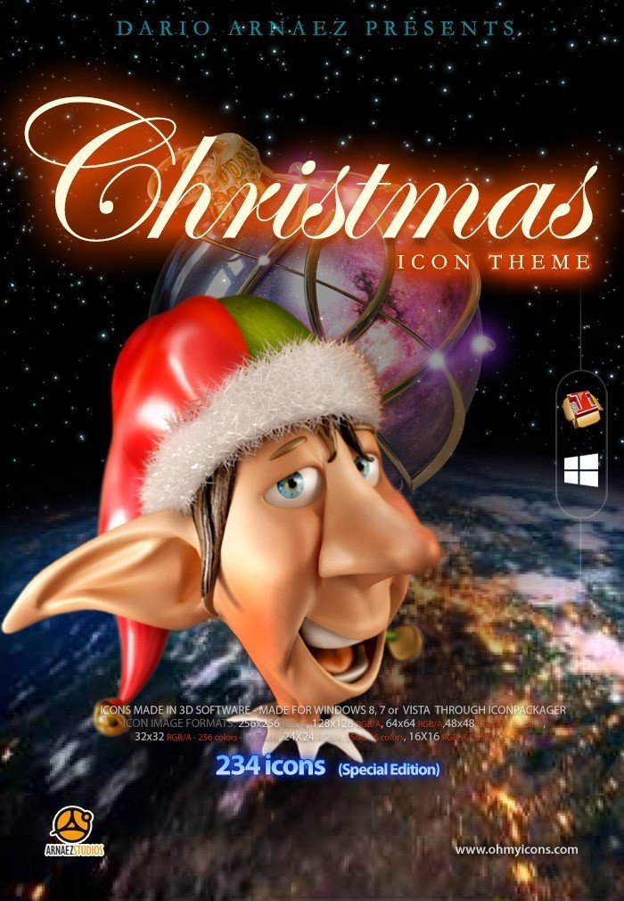Christmas Icon Theme
