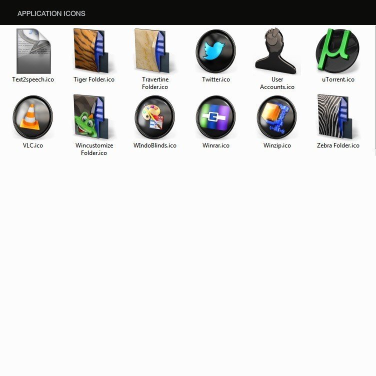 Cyclop 2 - Glossy Black Icons - Image 12