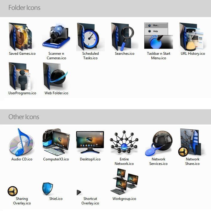 Cyclop 2 - Glossy Black Icons - Image 5