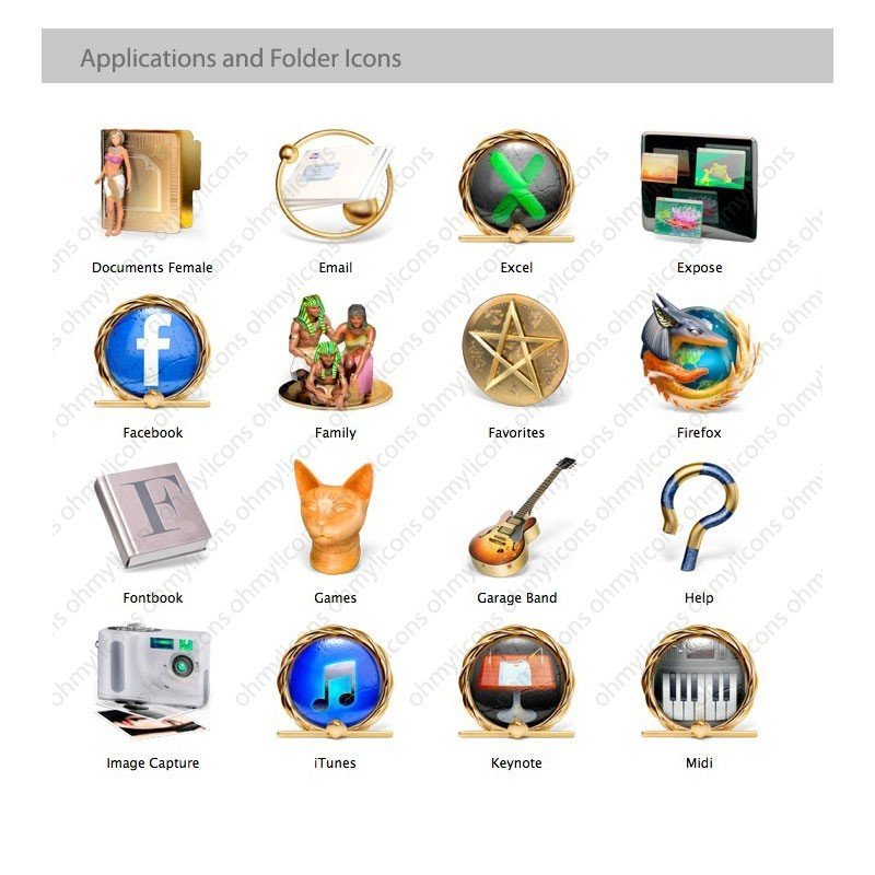 Cleo - Egyptian Mac Icons - Image 13