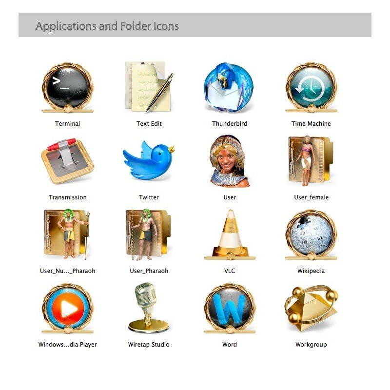 Cleo - Egyptian Mac Icons - Image 15