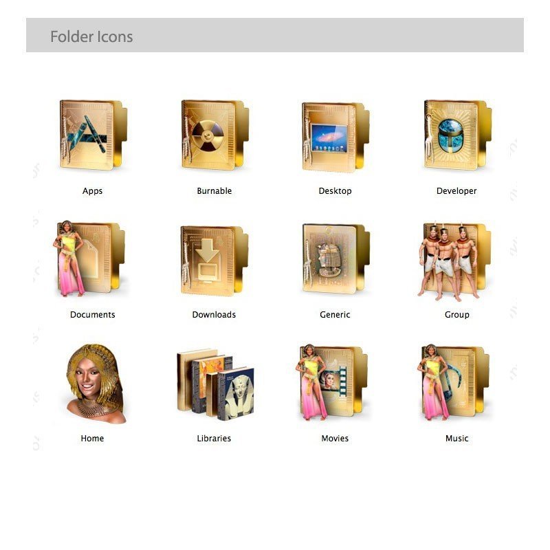 Cleo - Egyptian Mac Icons - Image 3