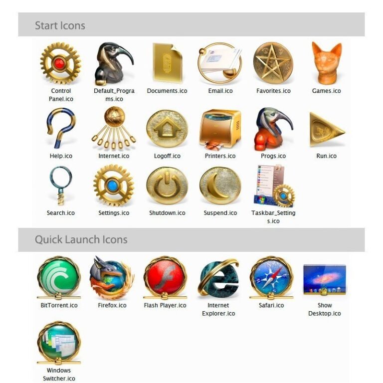 Nefertiti: Egyptian Icon Theme for Windows | OHMYicons