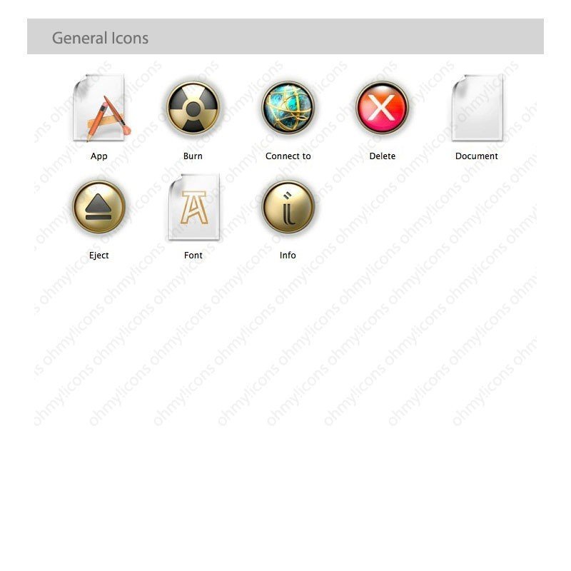 Nefertiti - Egyptian Mac Icons - Imagen 2