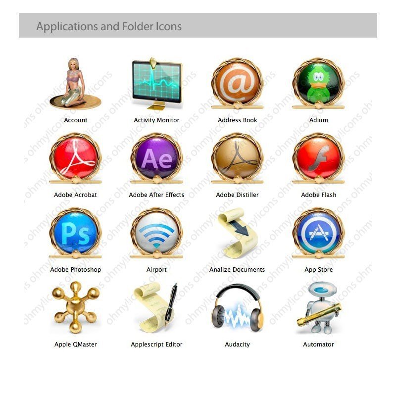 Nefertiti - Egyptian Mac Icons - Imagen 11