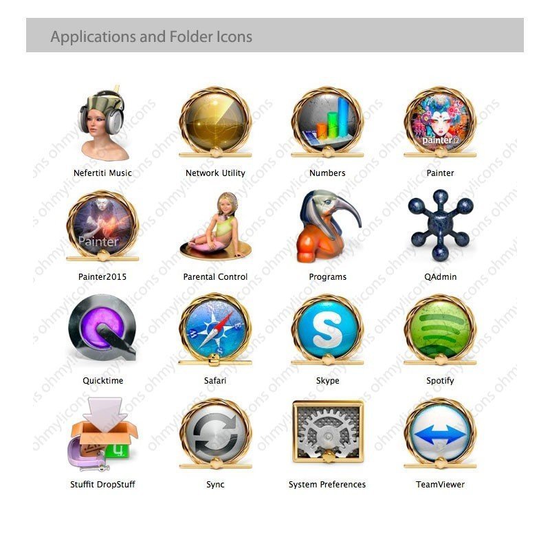 Nefertiti - Egyptian Mac Icons - Imagen 14