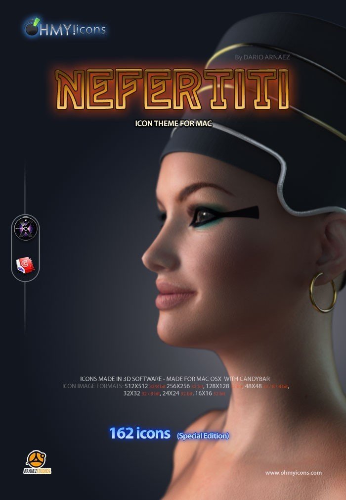 Nefertiti - Egyptian Mac Icons