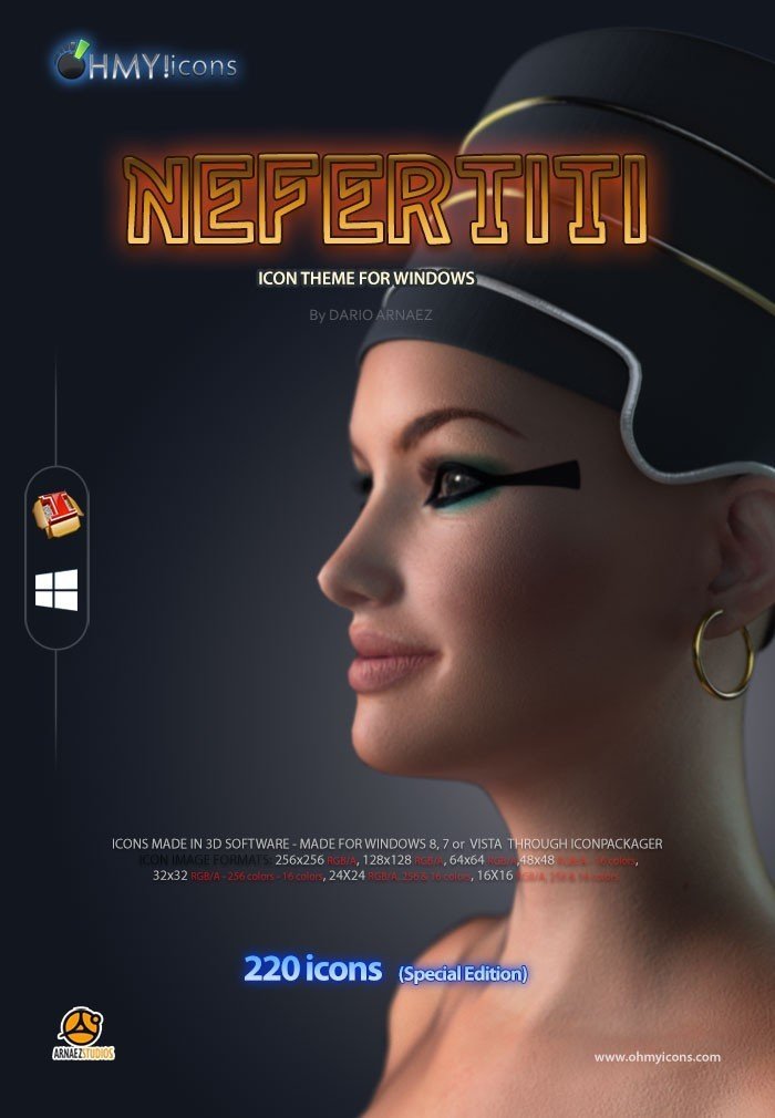 Nefertiti - Egyptian Icons