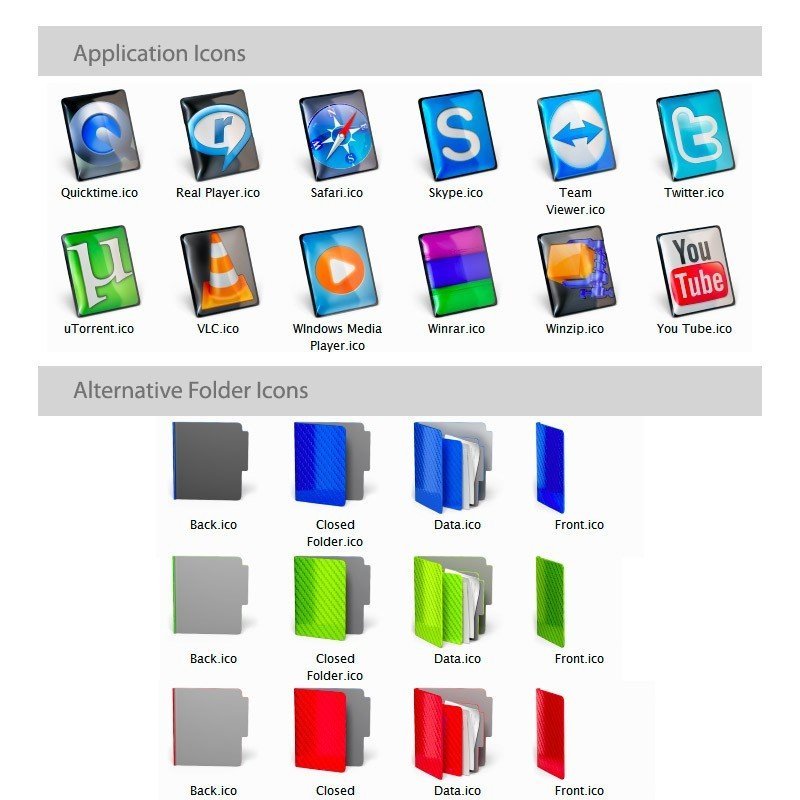 Carbon - Black Icons for Windows - Image 11