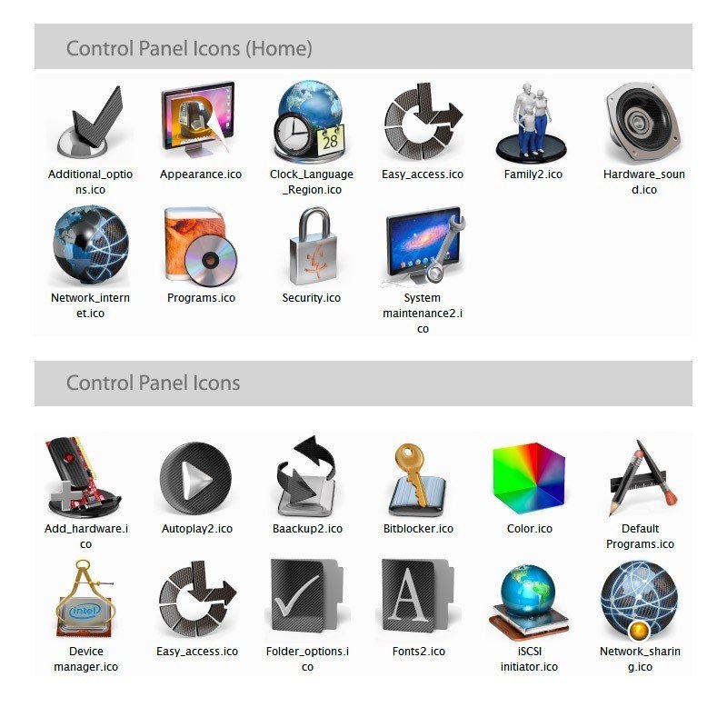 Carbon - Black Icons for Windows - Image 8