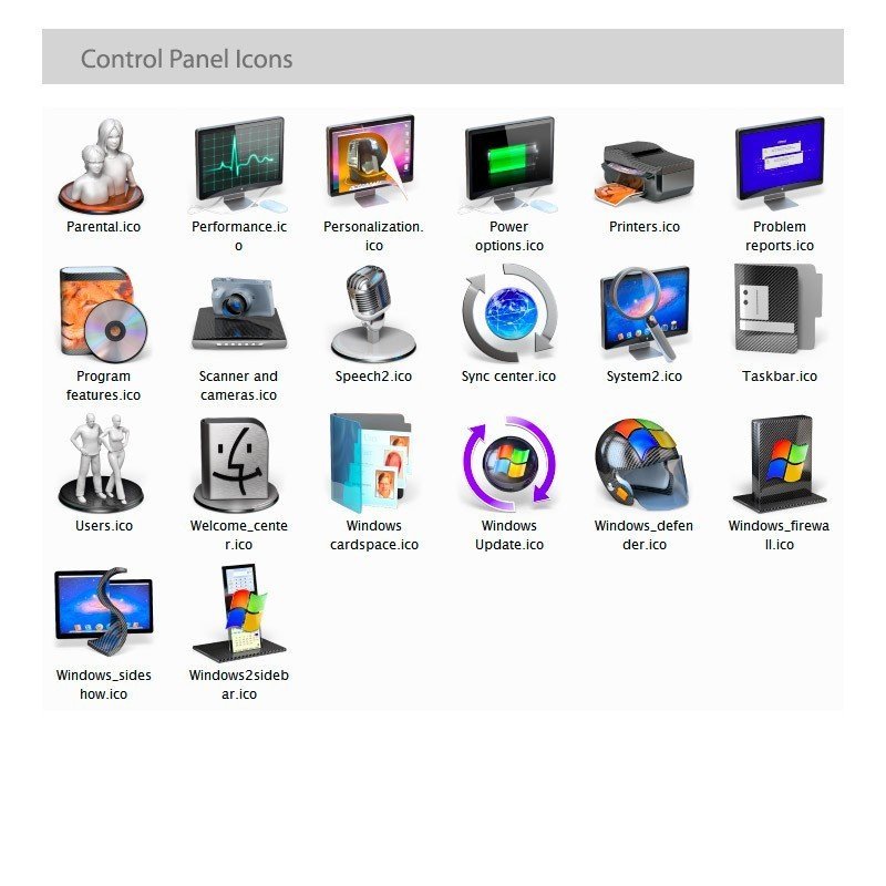 Carbon - Black Icons for Windows - Image 9
