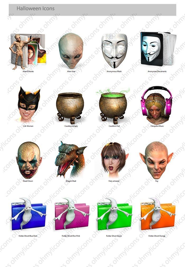 Halloween Icons - PNG - Imagen 2
