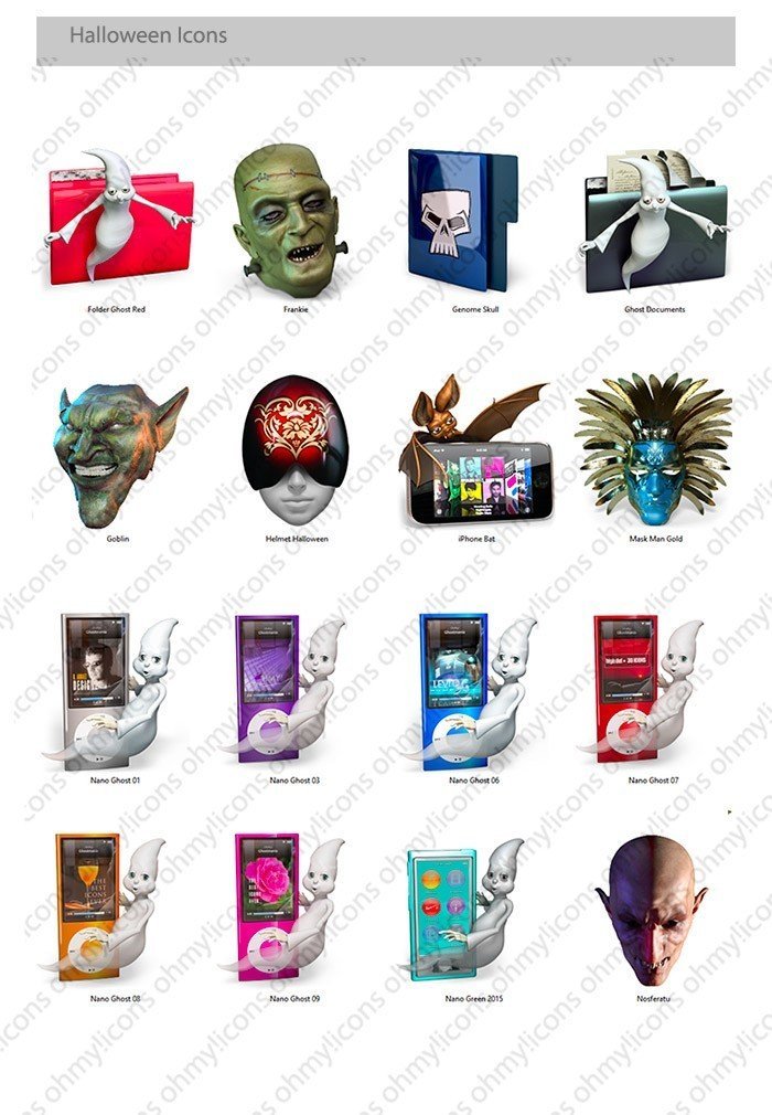 Halloween Icons - PNG - Imagen 3