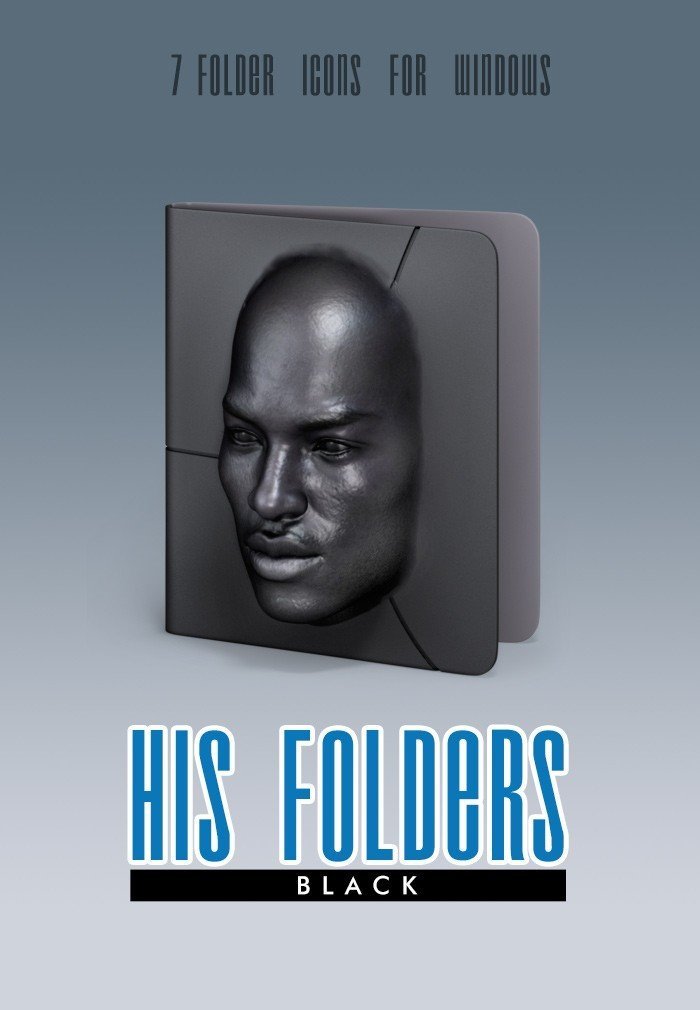 His Folders - Black
