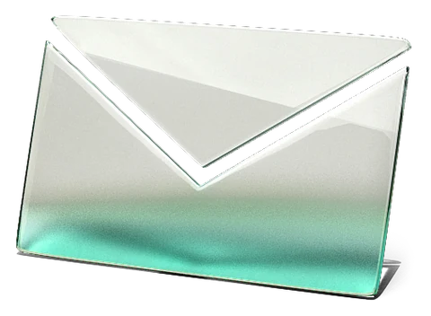 Glass email icon by OHMYicons