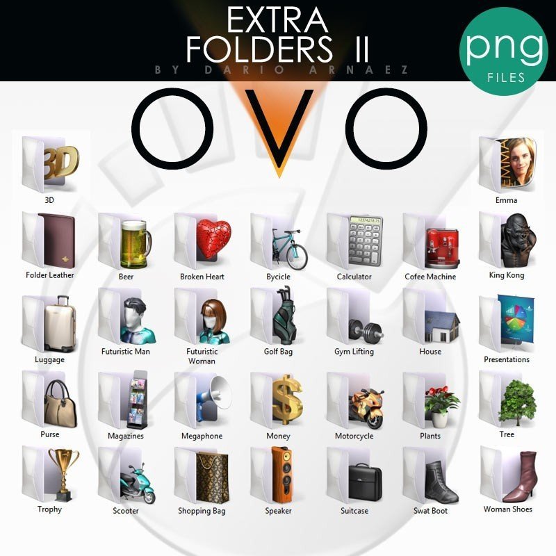 OVO Extra Folders II - PNG