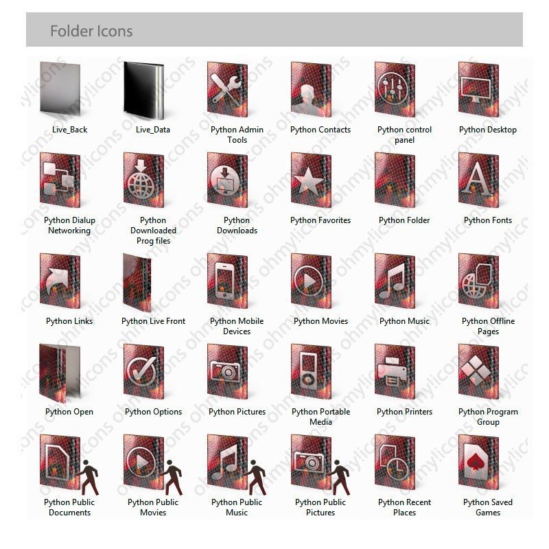 Wild Python - Iconpackager Theme - Image 4