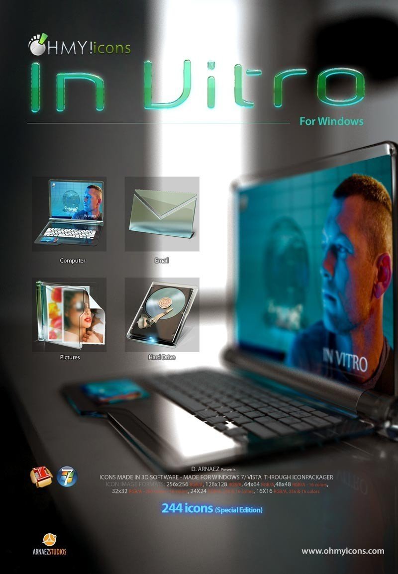 In Vitro - Glass Icons