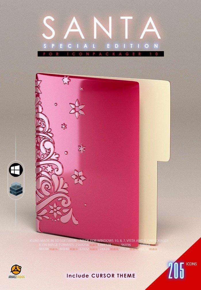 Santa's Icon Theme