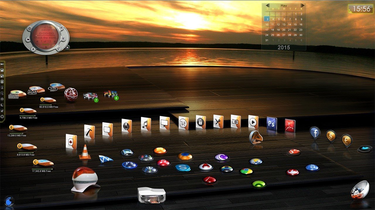 Scenario OVO - DesktopX theme - Imagen 4