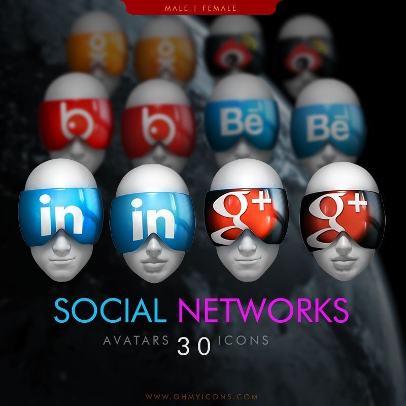 Social Network Avaticons