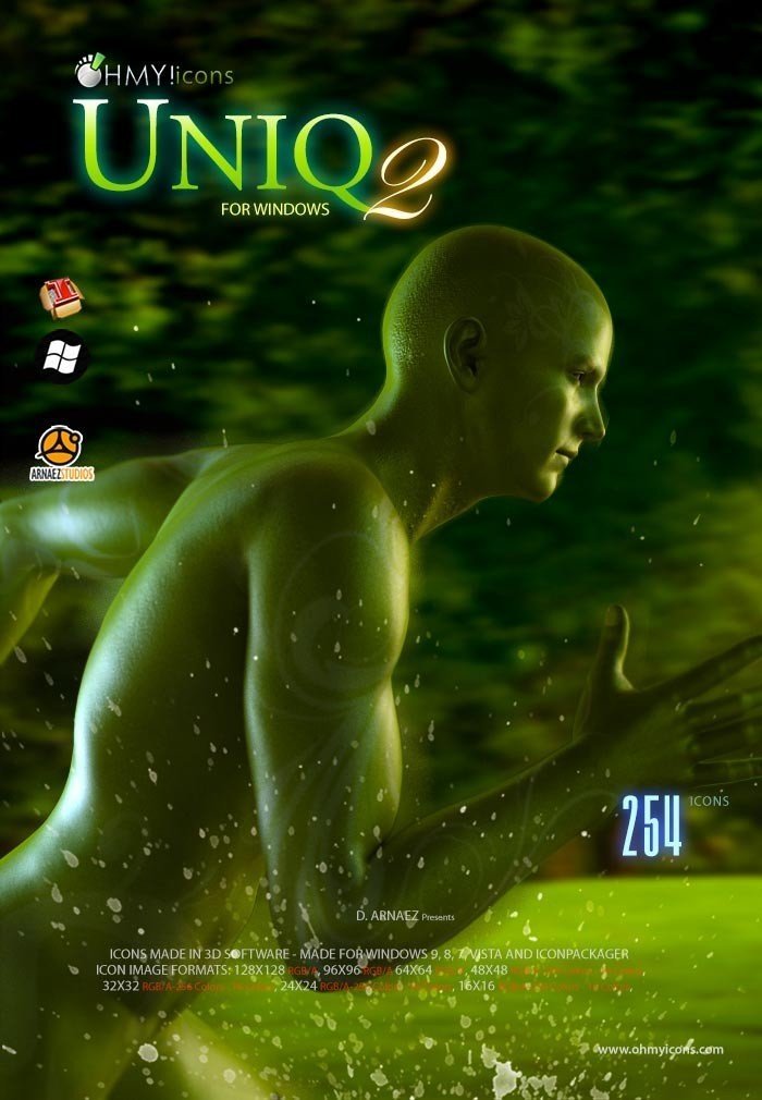 Uniq 2 - Green Icons