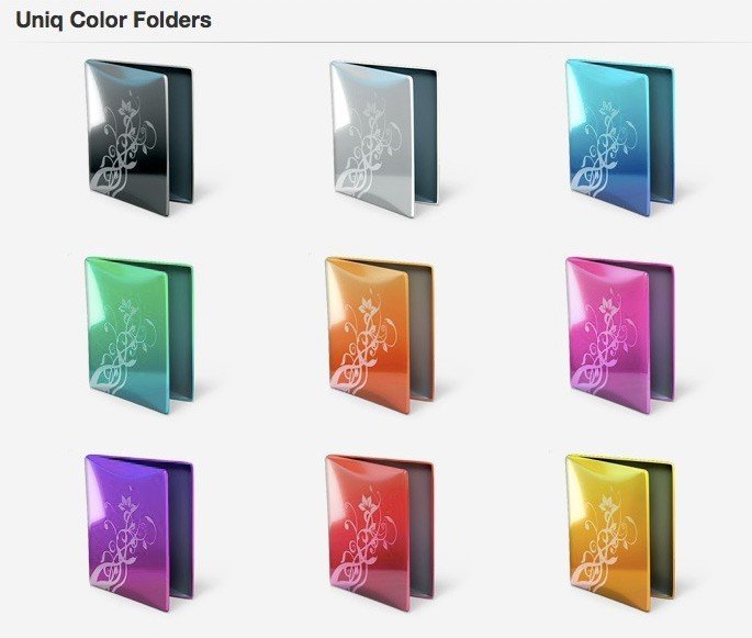 Uniq Color Folders - PNG