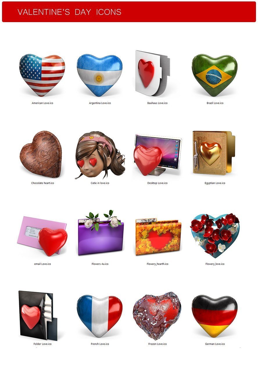 Valentine Icons - ICO - Image 2