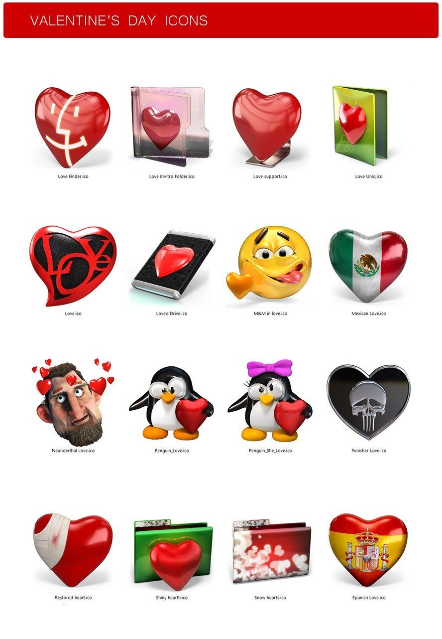 Valentine Icons - ICO - Image 4