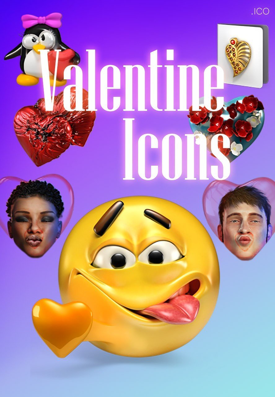 Valentine Icons - ICO